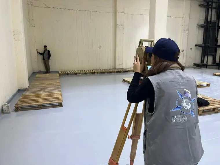 قياس داخلي بجهاز مساحي